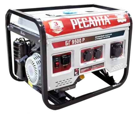 Бензогенератор  Ресанта БГ 9500 Р купить в Тюмени