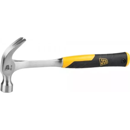 Молоток-гвоздодер JCB цельнокованый, двухкомпонентная виброгасящая рукоятка, 550г JHM004 купить в Тюмени