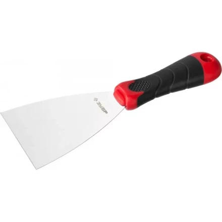 Шпатель ЗУБР &quot;МАСТЕР&quot;, профилированное нержавеющее полотно, 2к ручка, 80мм 10072-08 купить в Тюмени