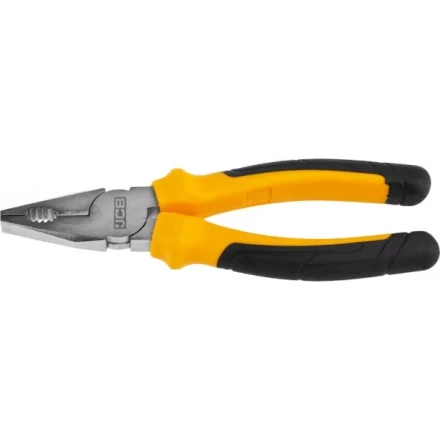 Плоскогубцы JCB, хромированное покрытие, двухкомпонентная рукоятка, CrV cталь, 180мм JPL005 купить в Тюмени