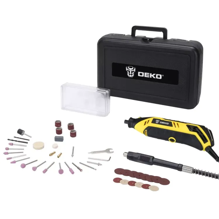 Гравер электрический DEKO DKRT200E DEKO 43 tools + case, 063-1411 купить в Тюмени