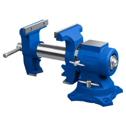 ЗУБР ЭКСПЕРТ-3D, 150 мм, многофункциональные слесарные тиски (32712-150) купить в Тюмени