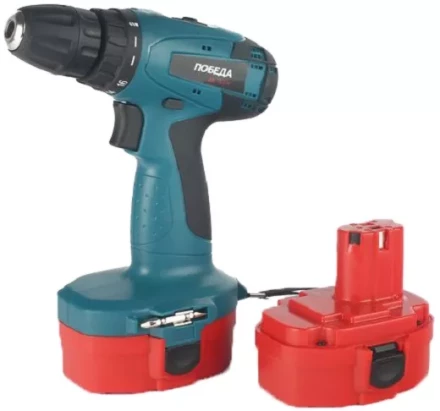 Аккумуляторная дрель-шуруповерт ПОБЕДА ДА-18/2 М PATRIOT купить в Тюмени