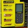 Дальномер STAYER "MASTER" MAX-Control лазерный, 2 точки отсчета, дальность 50м, точность 2мм 34957 купить в Тюмени