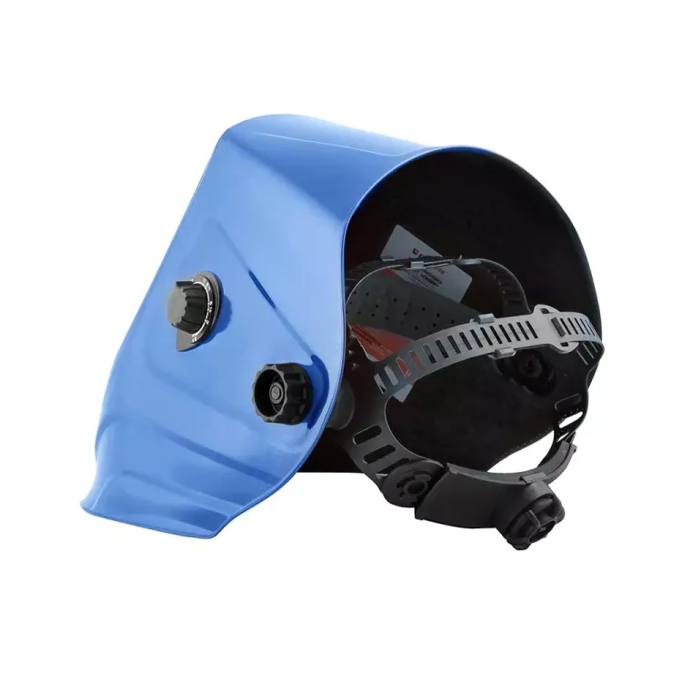 Маска сварщика GEFEST синяя ф-р 9500V FoxWeld без коробки купить в Тюмени