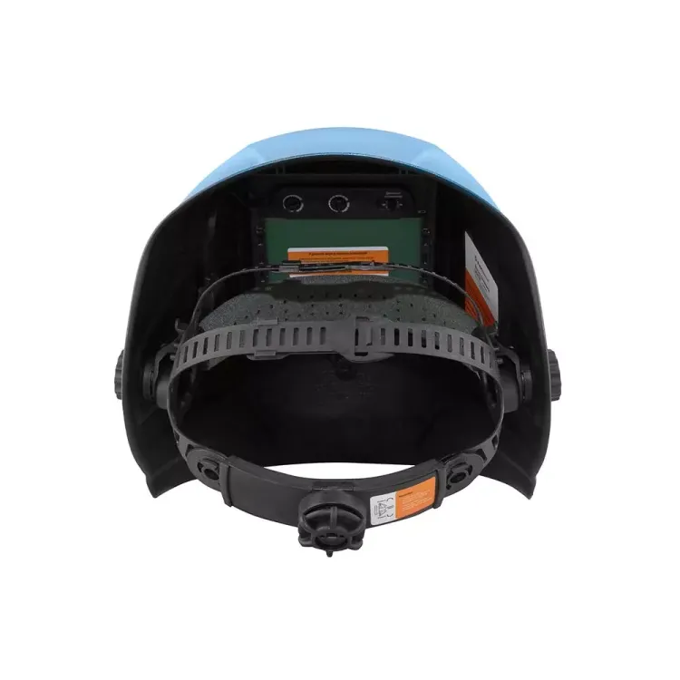 Маска сварщика GEFEST синяя ф-р 9500V FoxWeld без коробки купить в Тюмени