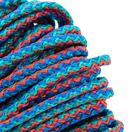 Шнур бельевой полипропиленовый с сердечником, 5 мм L 25 м, цветной, Home Palisad 937145 купить в Тюмени