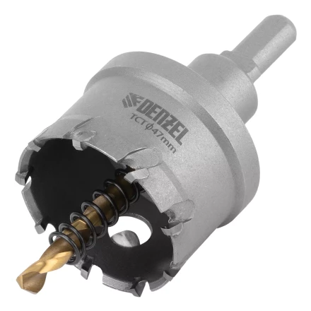 Коронка по металлу твердосплавная, 47 мм Denzel 724015 купить в Тюмени