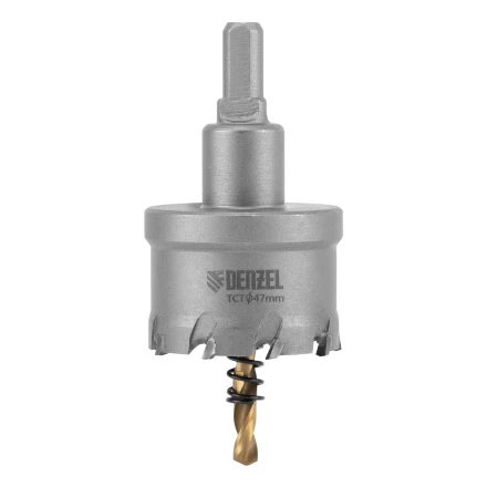 Коронка по металлу твердосплавная, 47 мм Denzel 724015 купить в Тюмени