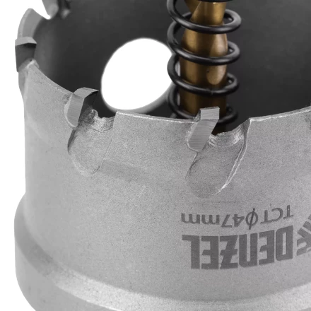 Коронка по металлу твердосплавная, 47 мм Denzel 724015 купить в Тюмени