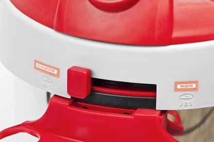 Пылесос ЗУБР сухая и влажная уборка, нержавеющая сталь, усиленное основание, розетка до 2000Вт, 30л, 1400Вт ЗППУ-1400-30 купить в Тюмени