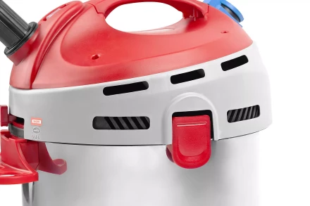 Пылесос ЗУБР сухая и влажная уборка, нержавеющая сталь, усиленное основание, розетка до 2000Вт, 30л, 1400Вт ЗППУ-1400-30 купить в Тюмени