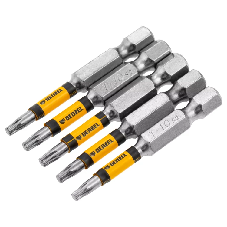 Бита T10x50, 5 шт. Denzel 7711318 купить в Тюмени
