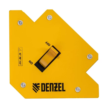 Фиксатор магнитный отключаемый для сварочных работ усилие 30 LB, 45х90х135 град. Denzel 97563 купить в Тюмени