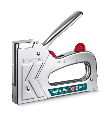 Стальной рессорный степлер 53(6-16мм)/300/500, KRAFTOOL 3180 купить в Тюмени