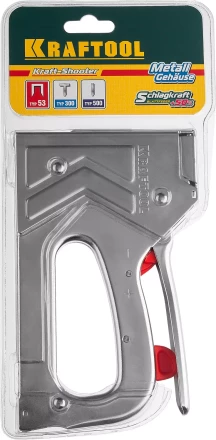 Стальной рессорный степлер 53(6-16мм)/300/500, KRAFTOOL 3180 купить в Тюмени