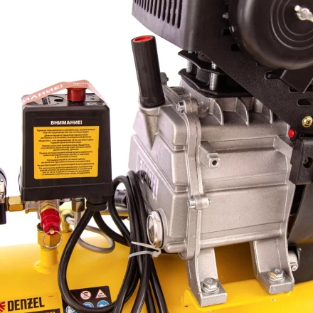 Компрессор воздушный, прямой привод DC1500/50, 1.5 кВт, 50 литров, 220 л/мин Denzel 58161 купить в Тюмени