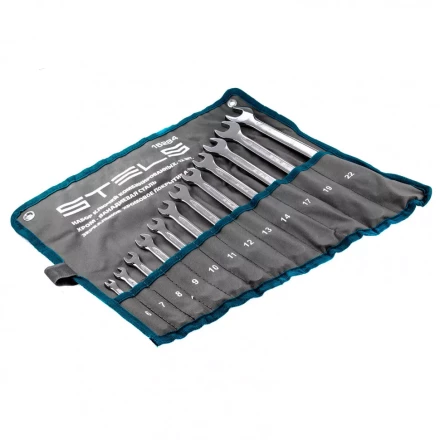 Набор ключей комбинированных 12 шт 6-22 мм, антислип Stels 15284 купить в Тюмени