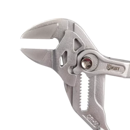 Клещи переставные — гаечный ключ КВТ 180 мм с кнопочной самофиксацией (дублирующая запись) (82148) купить в Тюмени