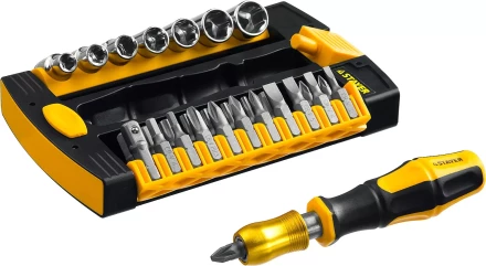 Набор STAYER &quot;MASTER&quot; HERCULES: Отвертки, Cr-V, эргономичная двухкомпонентная рукоятка, 30предм, в боксе 25055-H30 купить в Тюмени