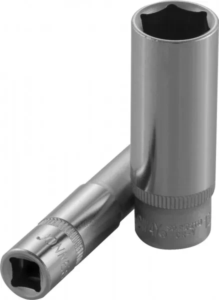 Головка торцевая шестигранная 1/4" М6 глубокая  S04НD2106 Jonnesway 48002 купить в Тюмени