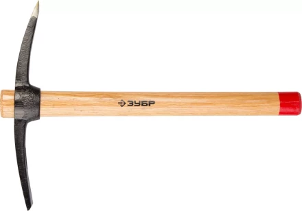 Кирка ЗУБР &quot;МАСТЕР&quot; кованая, с обратной деревянной рукояткой, 500г 20177-05 купить в Тюмени
