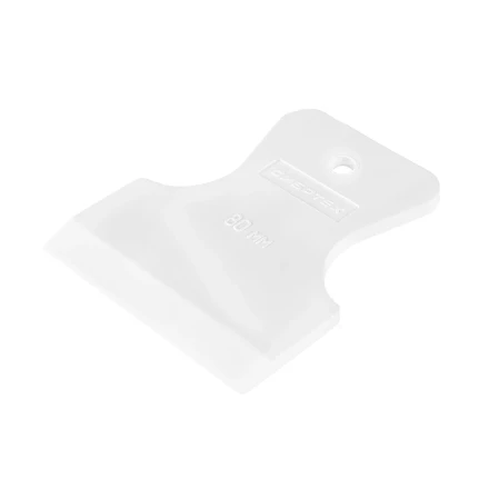 Шпатель, белая резина, 80 мм Россия Сибртех 85833 купить в Тюмени