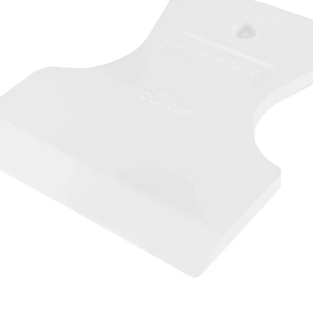 Шпатель, белая резина, 80 мм Россия Сибртех 85833 купить в Тюмени