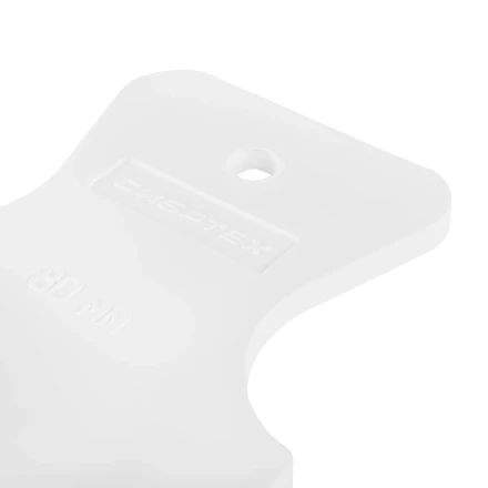 Шпатель, белая резина, 80 мм Россия Сибртех 85833 купить в Тюмени