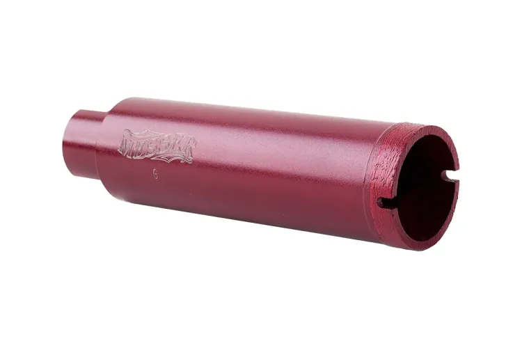 Сегментная алмазная коронка MESSER REDLINE по граниту диаметр 25 мм длина 100 мм купить в Тюмени