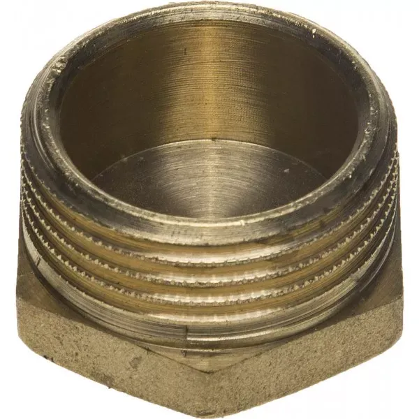 Заглушка GENERAL FITTINGS латунь, 6-ти гранная головка, наружная резьба, 1" 51098-S-1 купить в Тюмени