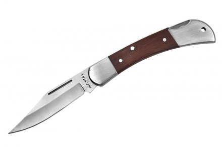 Нож STAYER складной с деревянными вставками, средний 47620-1_z01 купить в Тюмени