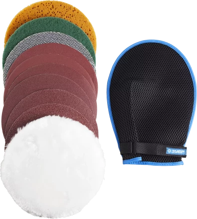 Насадки полировальные на липучке серия ЭКСПЕРТ купить в Тюмени