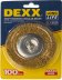 DEXX. Щетка дисковая для дрели, витая стальная латунированная проволока 0,3мм, 100мм 35110-100 купить в Тюмени