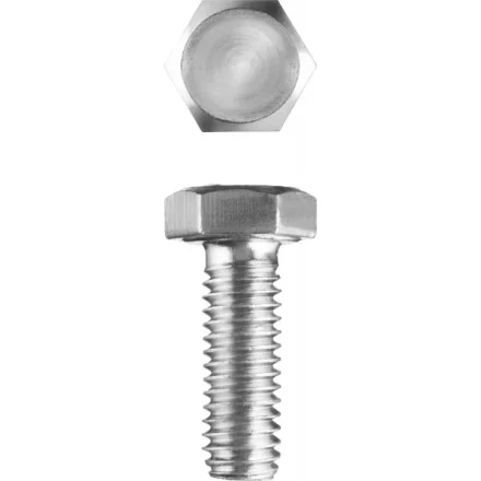 Болт ЗУБР &quot;МАСТЕР&quot; с шестигранной головкой, ГОСТ 7798-70, класс прочности 5.8, оцинкованный, M5x14мм, 5кг 303080-05-014 купить в Тюмени