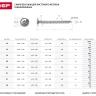 Саморезы ЗУБР с прессшайбой по листовому металлу до 0,9 мм, PH2, 4,2х76 мм, 10шт 300196-42-076 купить в Тюмени