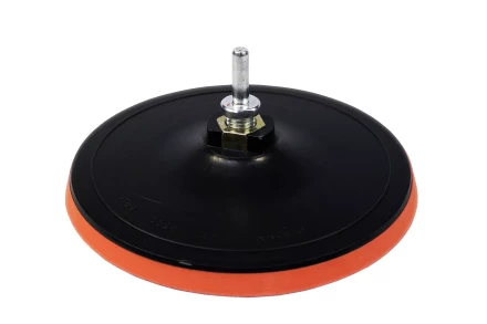 Тарелка опорная Ф180 мм М14 для УШМ липучая основа мягкая адаптер 51544 купить в Тюмени