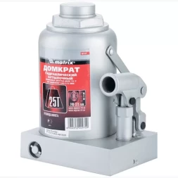 Домкрат гидравлический бутылочный 25 т h подъема 240–375 мм MATRIX MASTER 50733