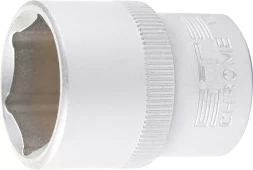 Головка торцевая 15 мм 6-гранная CrV под квадрат 1/2" STELS 13826