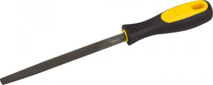Напильник STAYER &quot;PROFI&quot; трехгранный, с двухкомпонентной рукояткой, для заточки ножовок, 150мм 16603-15-21 купить в Тюмени