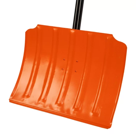 Лопата для уборки снега стальная Сибртех, 470х335х1335 мм, стальной черенок, Россия, 61656 купить в Тюмени