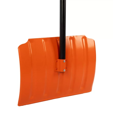 Лопата для уборки снега стальная Сибртех, 470х335х1335 мм, стальной черенок, Россия, 61656 купить в Тюмени
