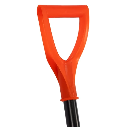 Лопата для уборки снега стальная Сибртех, 470х335х1335 мм, стальной черенок, Россия, 61656 купить в Тюмени