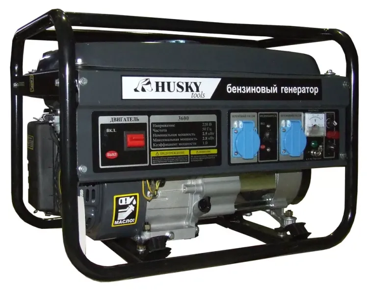 Бензогенератор Husky 6500 купить в Тюмени