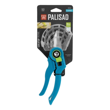 Секатор цветочный Palisad, 215 мм, регулировка захвата, пластиковые рукоятки, Luxe 60458 купить в Тюмени