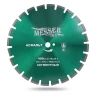 Алмазный сегментный диск MESSER-DIY диаметр 400мм для резки асфальта, свежего бетона и кирпича купить в Тюмени