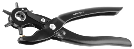 Дырокол STAYER &quot;STANDARD&quot; револьверный для кожи, 6-в-1, 2-4,5мм 22940_z01 купить в Тюмени