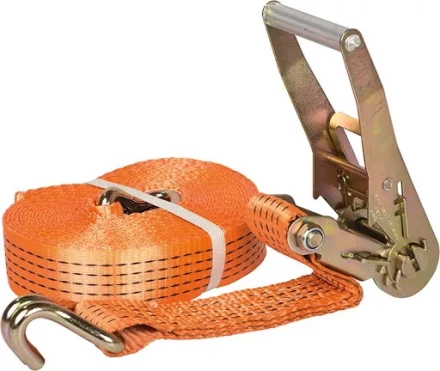Ремень стяжной TOR 2,5/5,0 т 5,0 м 50 мм (механизм с алюминиевой ручкой) 1019197 купить в Тюмени