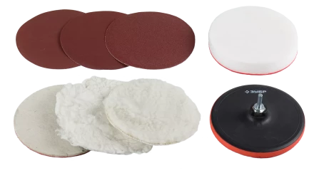 Наборы полировальных-насадок для дрели / УШМ серия ЭКСПЕРТ купить в Тюмени