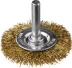 DEXX. Щетка дисковая для дрели, витая стальная латунированная проволока 0,3мм, 50мм 35110-050 купить в Тюмени